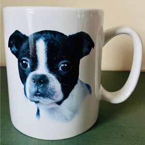 Boston Terrier purebred dog, puppy ceramic coffee mug.